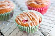 Strawberry Yogurt Muffins
