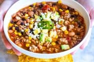 Weeknight Taco Soup