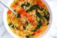 Turkey Meatball Soup