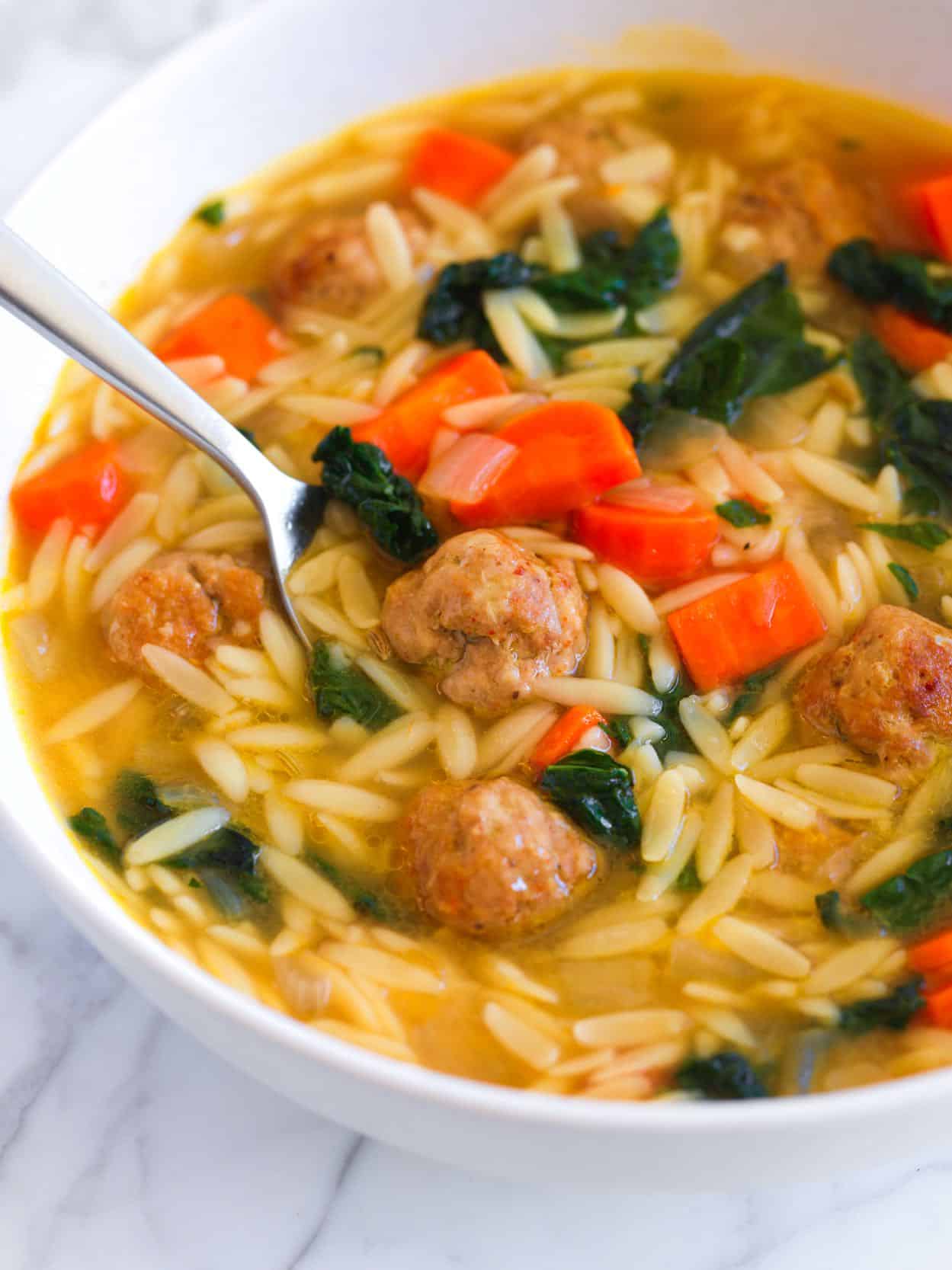 Turkey Meatball Soup